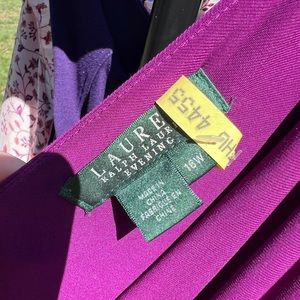 Ralph Lauren Purple Evening Dress